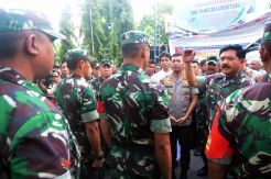 Panglima TNI dan Kapolri Cek Kesiapan PAM Nataru di Semarang