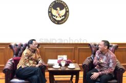CEO Bukalapak Audiensi dengan Menko Polhukam