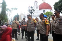 Jelang Pergantian Tahun, Kapolda Jateng Pantau Kota Lama