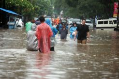 Jalan Benhil Raya Terendam Banjir