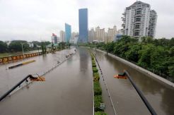 Tol Dalam Kota Jakarta Tergenang Banjir