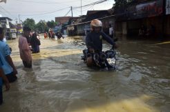 Banjir Genangi Lima Kecamatan di Grobogan