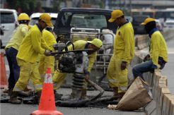 Perbaikan Jalan Rusak di Jakarta