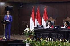 Presiden Jokowi Hadiri Laporan Tahunan Mahkamah Konstitusi