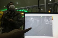Antisipasi Virus Corona di Pelabuhan Soekarno-Hatta Makassar