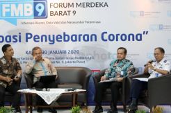 Diskusi Forum Merdeka Barat 9: Antisipasi Penyebaran Corona