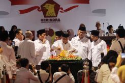 Prabowo Subianto Hadiri Peringatan HUT Ke-12 Partai Gerindra