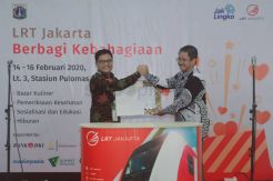 Kerjasama Sinergi Bisnis Bank DKI dan LRT Jakarta