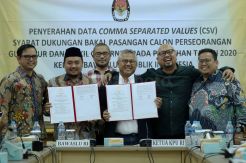 KPU Serahkan Data Syarat Bakal Calon Pilkada ke Bawaslu