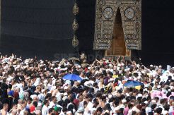 Suasana Masjidil Haram Pascapenangguhan Umroh oleh Kerajaan Arab Saudi