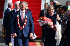 Raja Willem Alexander dan Ratu Maxima Tiba di Indonesia