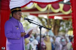 Walikota Marten Taha Pimpin Upacara Peringatan HUT Gorontalo ke-292