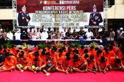 Polres Tanjung Perak Surabaya Musnahkan 30 Kg Sabu Asal Madura