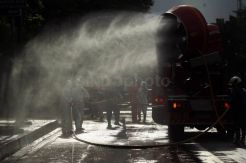 Cegah Virus Corona, Kawasan Monas-Gambir Juga Disemprot Disinfektan