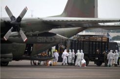 Bantuan Alat Kesehatan Untuk Covid-19 dari China Tiba di Lanud Halim