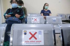 Kantor Layanan BPKB Ditlantas Polda Jateng Perketat Protokol Kesehatan