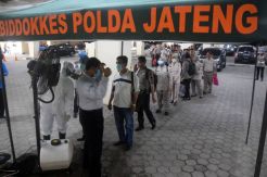 Begini Ketatnya Protokol Kesehatan di Mapolda Jateng