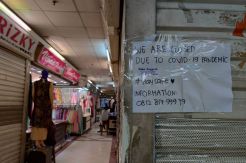 Wabah Corona Paksa Pasar Tanah Abang Tutup Sementara