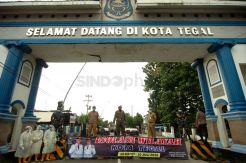 Cegah Penyebaran Corona, Pemkot Tegal Tutup 50 Jalan Masuk Kota