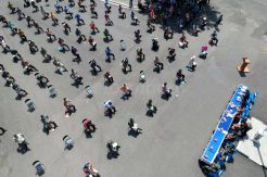 Forkopimda Kota Tegal Rapat Sambil Berjemur
