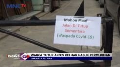 Warga Sekitar Zona Merah Covid-19 di Jakut Mulai Karantina Wilayah