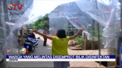 Cegah Corona, Warga Cipinang Ciptakan Dua Bilik Disinfektan