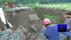 Jembatan di Purwakarta Ambruk, Satu Tewas dan Tiga Orang Luka-luka