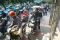 Motor Langgar Trotoar