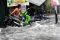 Motor hanyut terbawa...
