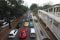 Supercar terjebak macet
