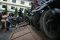 Dua truk sepeda motor...
