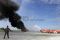 Pesawat Thailand terbakar...