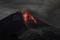 Lava pijar gunung Sinabung
