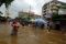 Banjir menggenang di...