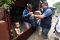 Bantuan air bersih korban...