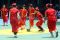 Laga futsal mahasiswi...