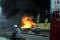Mobil bak terbakar di...