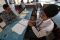 Siswa tunanetra di Surabaya...