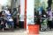 Operator SPBU di Palembang...