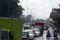 Hujan Deras, Jalan di...