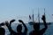 KRI Dewaruci Bawa Obor...