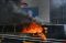 Dua Bus Brimob Terbakar...