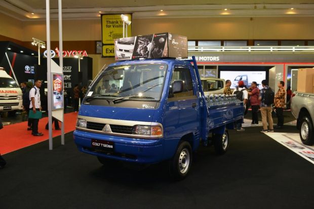 Jajaran Mobil Niaga Mitsubishi Motors Mangkal di GIICOMVEC 2018