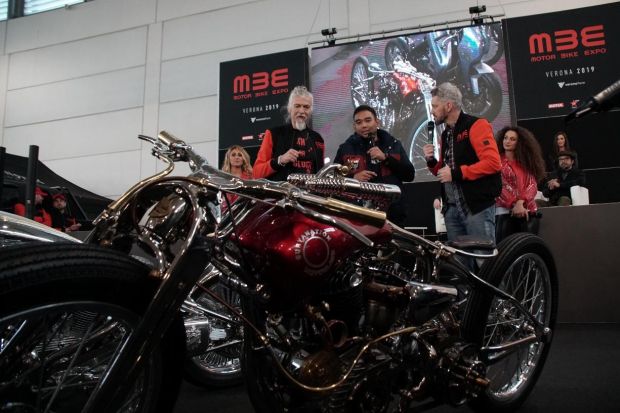 Motor Buatan Builder RI Sabet Gelar The King of Motor Bike Expo 2019