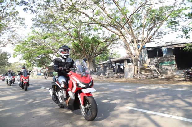 Terobos Segala Medan di Bali, Honda ADV 150 Asli Skutik Adventure