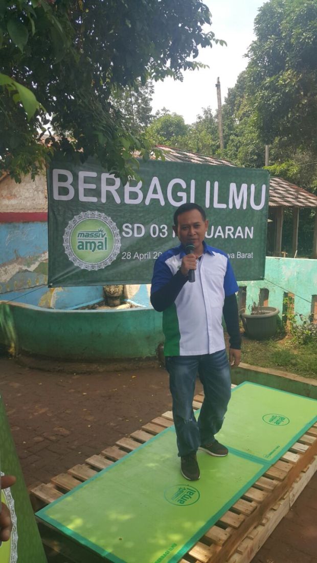 Massiv Amal Sebarkan Virus Hidup Sehat di SDN 03 Pabuaran Bogor