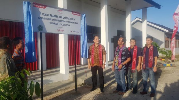 AHM Lanjutkan Program Kurikulum KTBSM Hingga SMKN 3 Tanjung Selor
