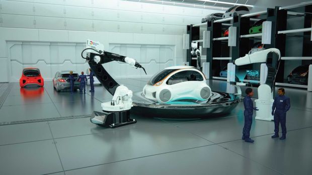 Penuh Teknologi AR dan Robotik, Seperti Ini Wujud Bengkel Masa Depan