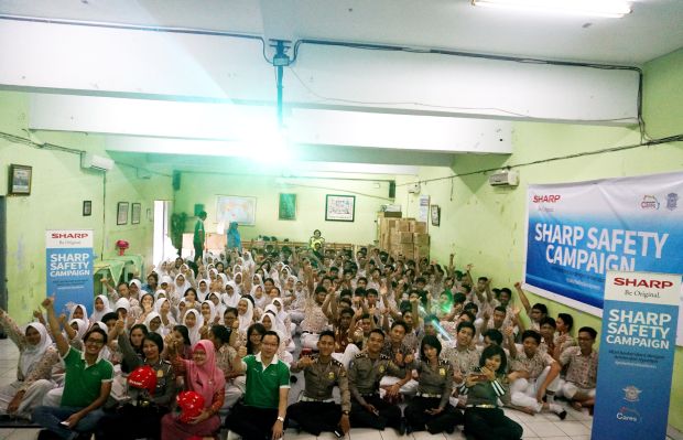 Peduli Siswa, Sharp Gelar Safety Campaign Program