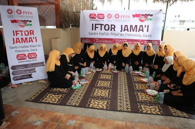 Suasana Ramadan di Rumah Tahfidz PPPA Daarul Qur'an di Palestina